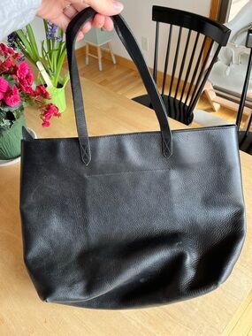 Madewell Ziptop Leather Tote
